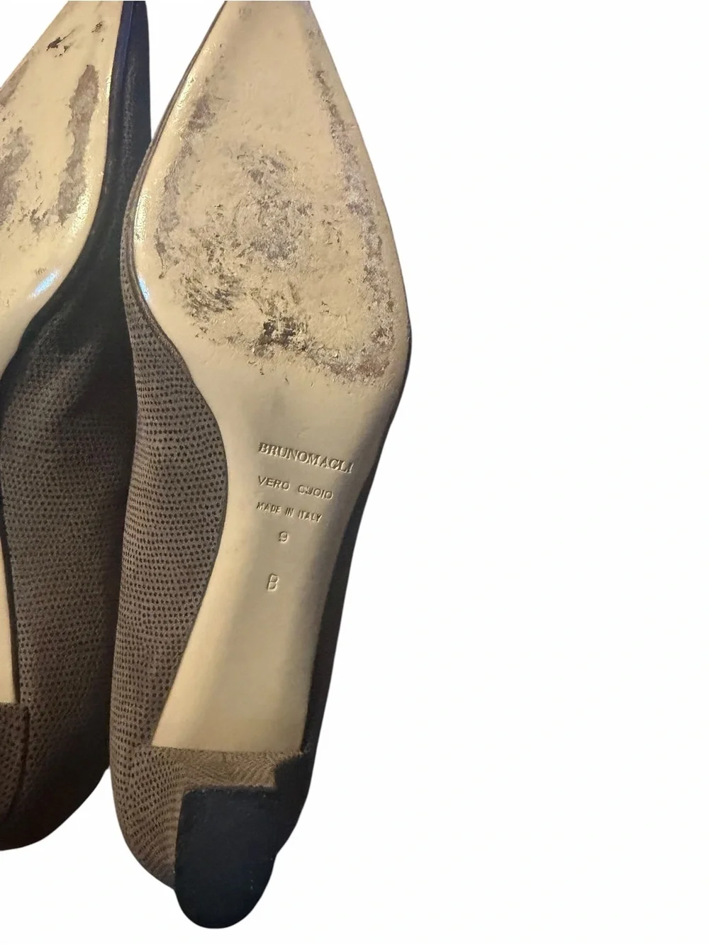 Bruno Magli🌟Taupe Pointed-Toe Heels🌟Brand New🌟Size 9🌟Gorgeous and Iconic! - Picture 5 of 5